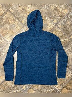 Kuhl Alloy Hoodie Sweatshirt Mens Large Blue Pullover Lightweight Performance